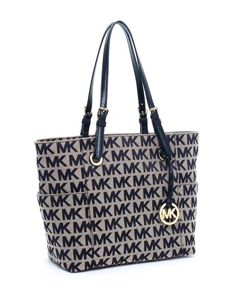 michael kors signature tote black|michael kors signature purses.